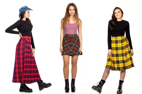 Exploring The Versatility Of The Tartan Skirt Trend