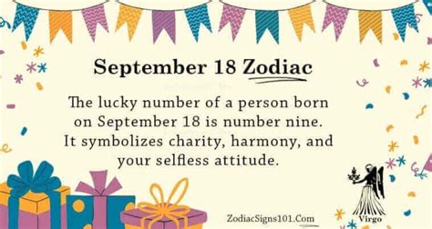 September 18 Zodiac Is Virgo, Birthdays And Horoscope - ZodiacSigns101