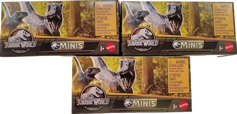 Amazon.com: Jurassic World Dinosaurs Minis Surprise Pack of Dinos Box ...