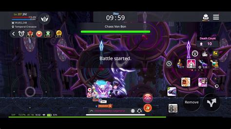 Maplestory M Chaos Von Bon Chaos Crimson Queen Solo Dual Blade 楓之谷m 影武