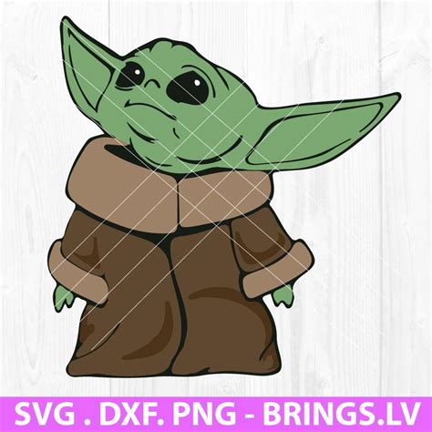 Cute Yoda Outline