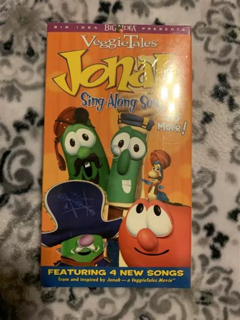 Veggietales Jonah Sing Along Songs Vhs Minutes New Sealed