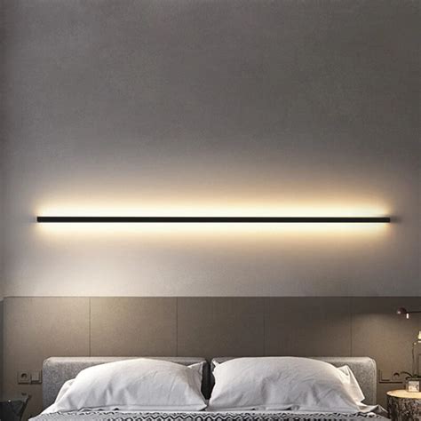 Applique Murale Moderne Led En M Tal Avec Interrupteur Intensit R