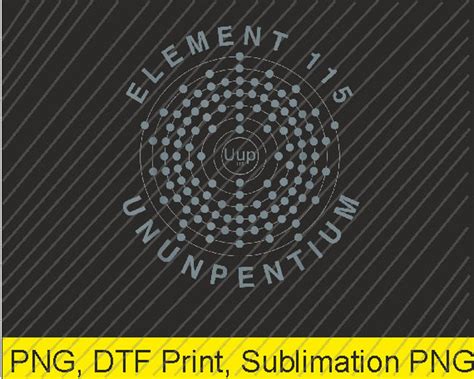 Element 115 Ununpentium Electron Shell Area 51 Alien Ufo Png Digital