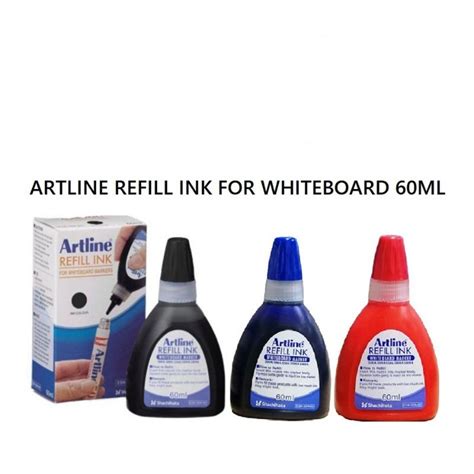 Artline Whiteboard Refill Ink Ml Black Blue Red Shopee Malaysia