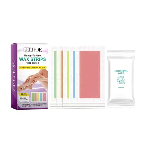 Waxed Hair Removal Paper, Arm Underarm Thigh Hair General Rapid Hair