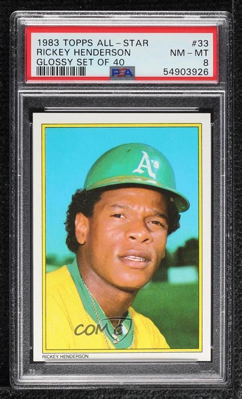 Topps All Star Set Collector S Edition Rickey Henderson For