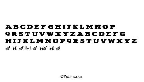 Free Honda Font Download! - GetFont