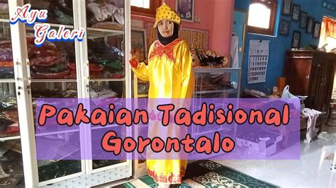 Baju Karnaval Adat Gorontalo Gorontalo Traditional Carnival Clothes