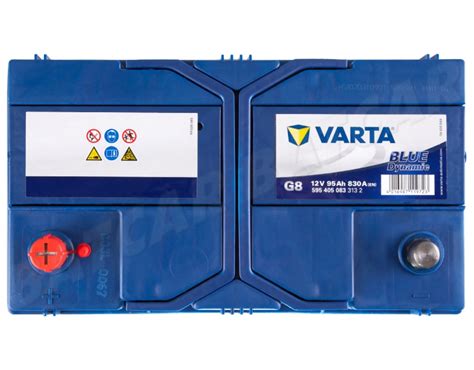 Varta Blue Dynamic G7 12V 95Ah 830A EN Autobatterie Batcar De Shop