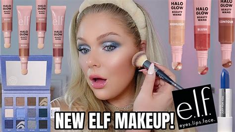 New Viral Elf Makeup Tested 🤩 Elf Halo Glow Beauty Light Wands Are