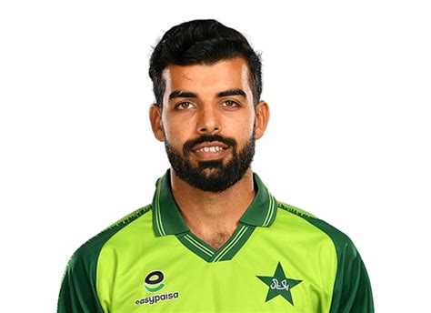 Shadab Khan Player Page Headshot Cutout 2021