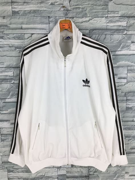 Vintage 90s Adidas Firebird Jacket Large Adidas Trefoil Three Stripes