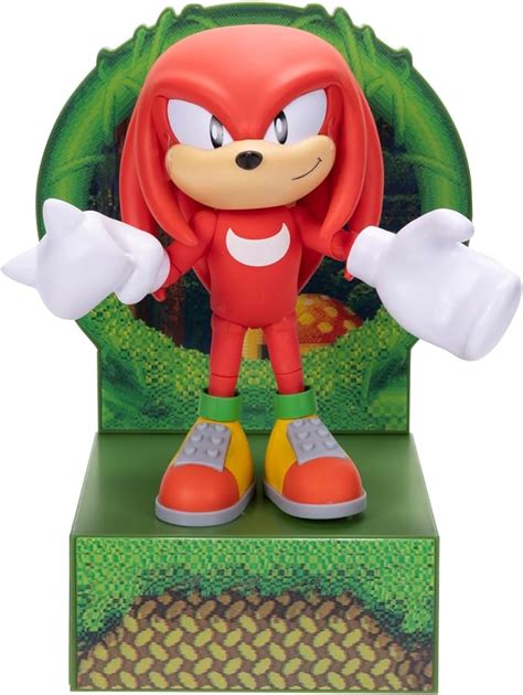 Sonic The Hedgehog 6 Inch Knuckles Action Figure With