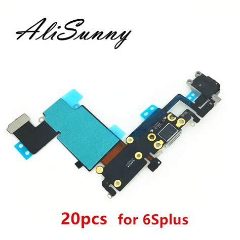 AliSunny 20pcs Charging Port Flex Cable For IPhone 6s Plus 5 5 6Splus