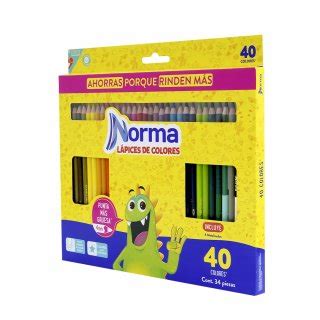 Caja De Colores Norma X40 Largos Tienda Norma