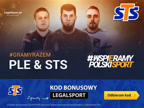 Umowa sponsorska STS z Polską Ligą Esportową Wysokie kursy na PLE