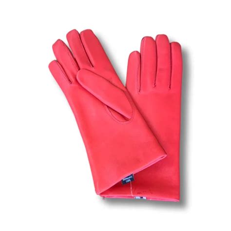 Red Leather Gloves – Christos Furs