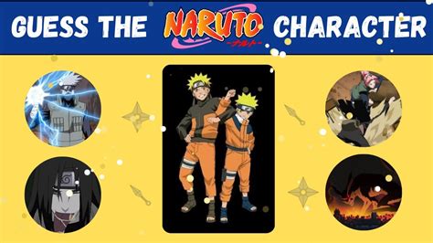 Guess The NARUTO Character Anime Character Quiz 2023 YouTube