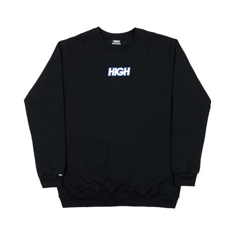 Moletom High Co Sem Capuz Logo Colored Black Place Skate Shop