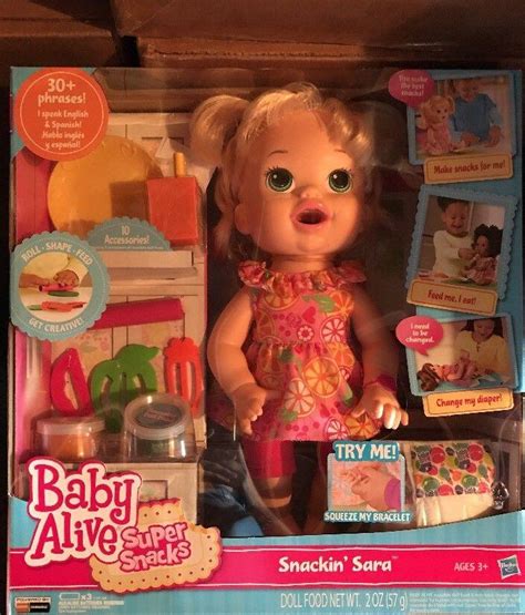 Baby Alive Super Snacks Snackin Sara Blonde