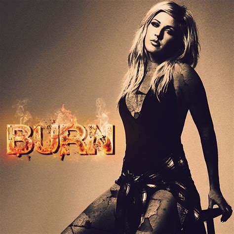 Ellie Goulding - Burn CD COVER by GaGanthony on DeviantArt