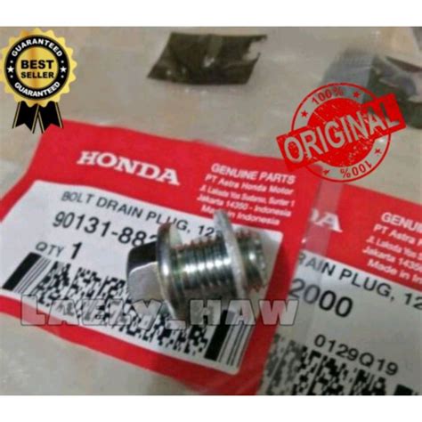 Jual Baut Tutup Oli Mesin Bawah Beat FI Scoopy Esp Genio Vario Pcx Ori