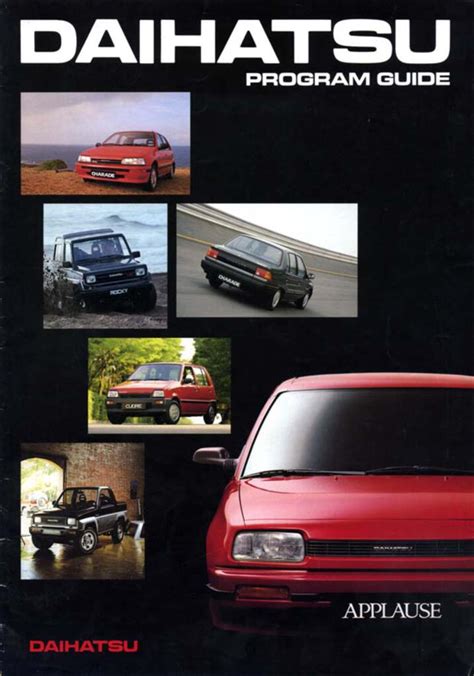 1990 Daihatsu Range Intpdf 113 Mb Data Sheets And Catalogues English En