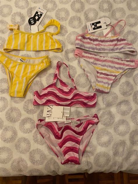 3 X NEUE Bikinis Gr 146 152 Kaufen Auf Ricardo