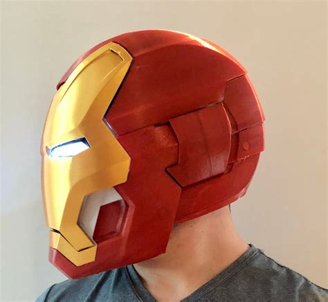 Iron Man Mk42 Helmet Raw Etsy