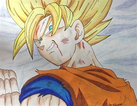 Super Saiyan Goku Drawing | DragonBallZ Amino