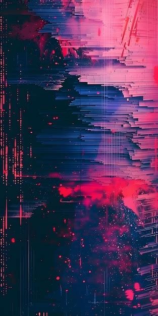 Premium Photo | Creating a Minimalist Glitch Art Aesthetic for Mobile Phone Background Concept ...