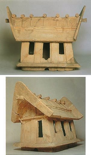 House The Kofun Period Ad Ad Art Haniwa Terracotta Clay