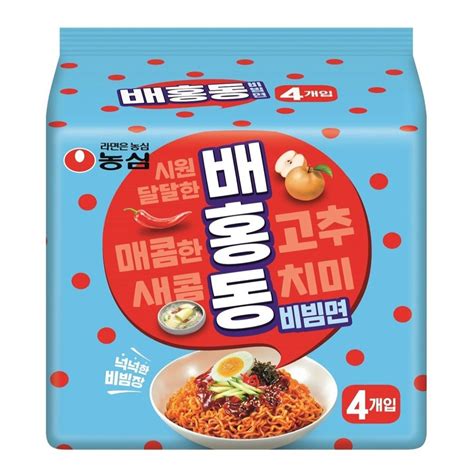 농심 배홍동 비빔면 137g4입 홈플러스