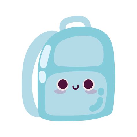 backpack cute school 16755741 Vector Art at Vecteezy