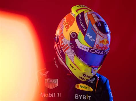 El Casco Que Usar Checo P Rez En La F