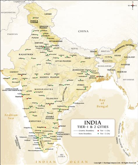 Pdf Of Tier 1 And Tier 2 Cities In India Map Tier 1 And Tier 2 Cities