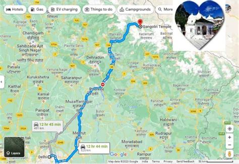 Gangotri Yatra Route Map How To Reach Gangotri