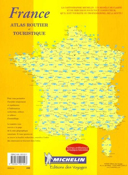 France Atlas Routier Et Touristique Format Pratique Collectif