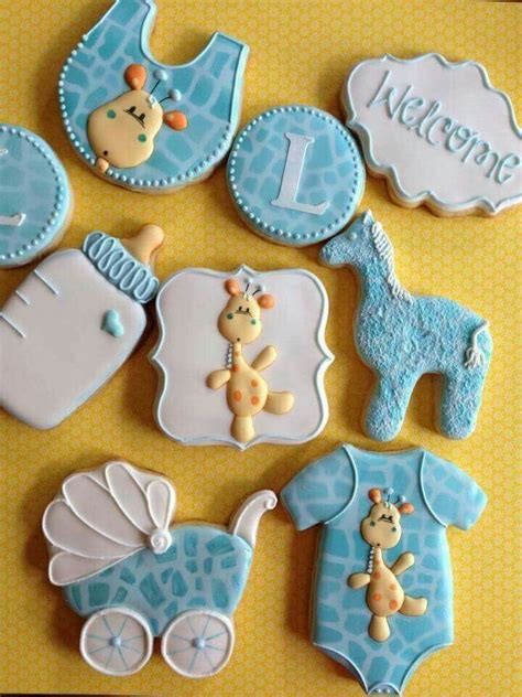 Pin By Nely Rojas On Baby Shower Baby Shower Cookies Baby Boy