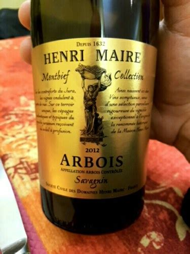 Henri Maire Montbief Collection Savagnin Arbois Vivino