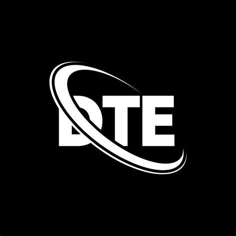 DTE logo. DTE letter. DTE letter logo design. Initials DTE logo linked ...