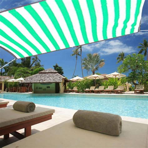 Sun Shade Sail Rectangle Canopy - UV Block & Water Permeable, Swimming