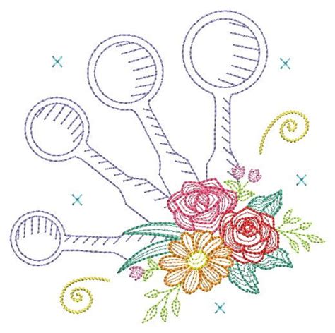 Kitchen In Bloom 3 OregonPatchWorks Hand Embroidery Patterns