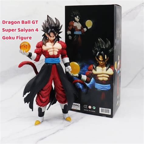 Dragon Ball GT Super Saiyan 4 Goku Figure Standing Black Hair Super ...