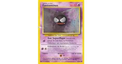 Fantominus Carte Pok Mon Set De Base