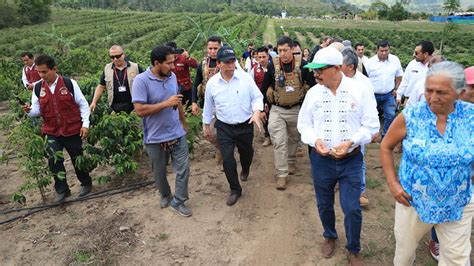 Presidente Castillo en Moyobamba Inspeccionó proceso de riego