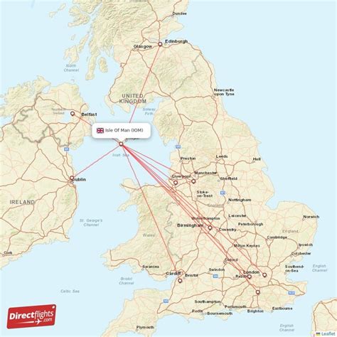 Direct flights from Isle Of Man - 11 destinations - IOM, Isle of Man ...