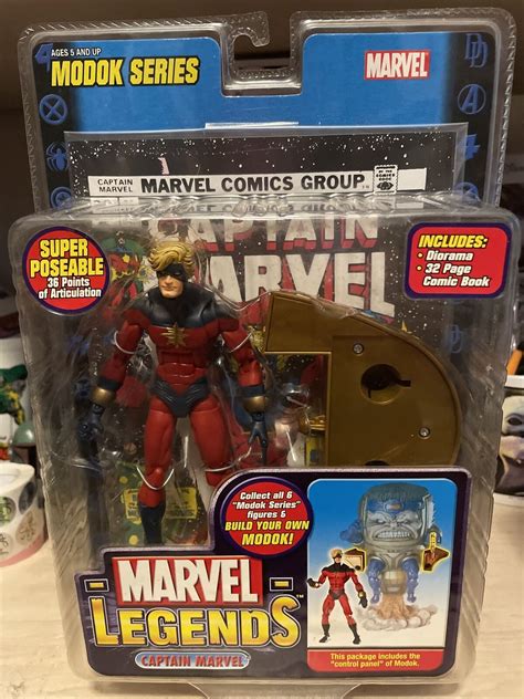 Marvel Legends Captain Marvel Modok Series Toybiz New Sealed Ebay