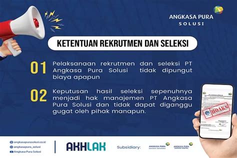 Perusahaan BUMN PT Angkasa Pura Solusi Buka BANYAK Lowongan Kerja SMA